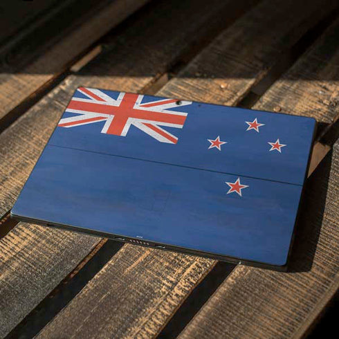 New Zealand Flag Distressed Surface Pro 7 Skin